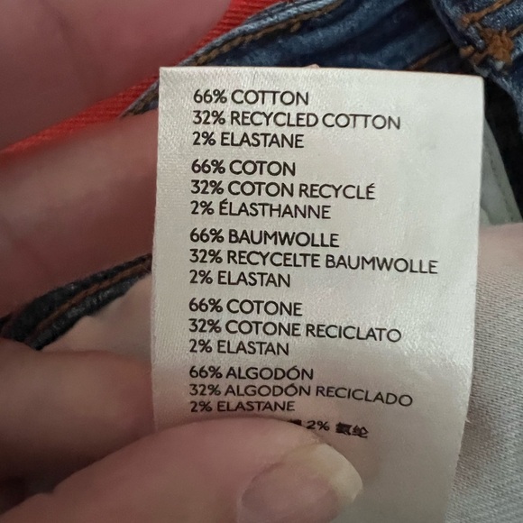 Anthropologie Pilcro Embroidered Boyfriend Jean Boho Slim Leg Crop Size 27 - Picture 14 of 15